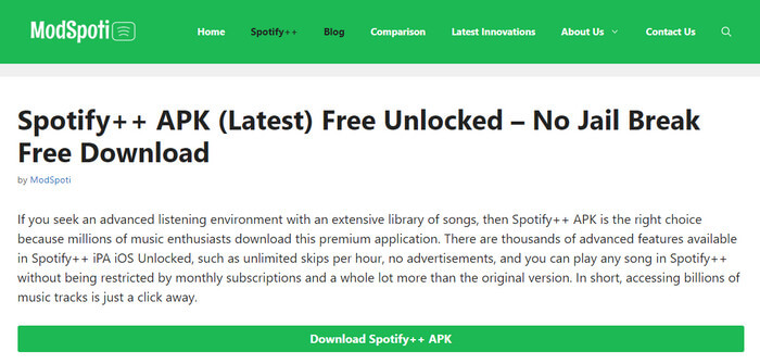 Descargar Spotify++ APK para Android