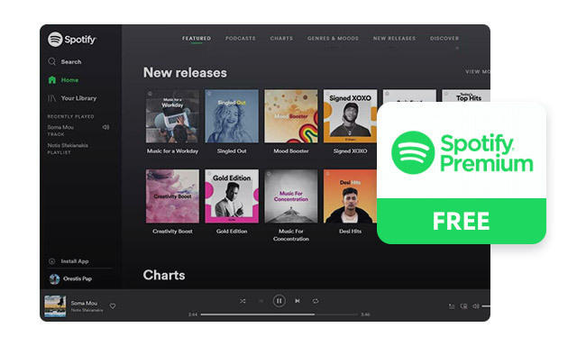 Obtener la versión de prueba gratuita de Spotify Premium