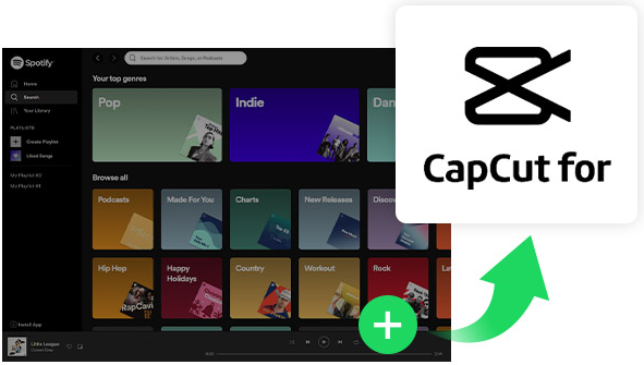 agregar Spotify a CapCut