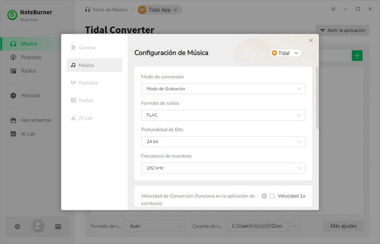 Configuración